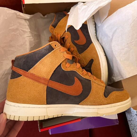 Nike Dunk High PRM Dark Russet - Picture 8 of 8